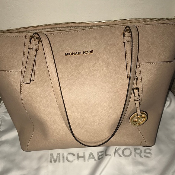 Michael Kors Jet set tote large leather tote - Picture 3 of 8